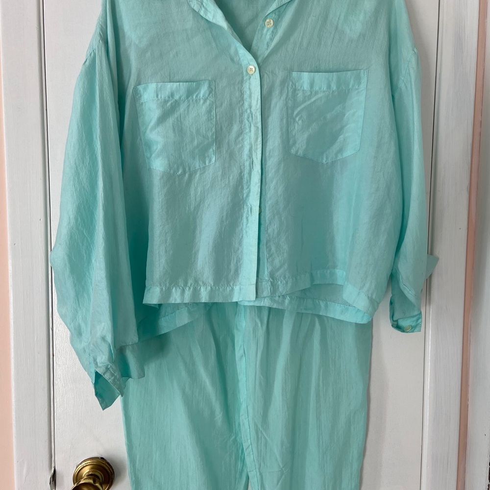 Lounge Pure Silk Top/ Bottom